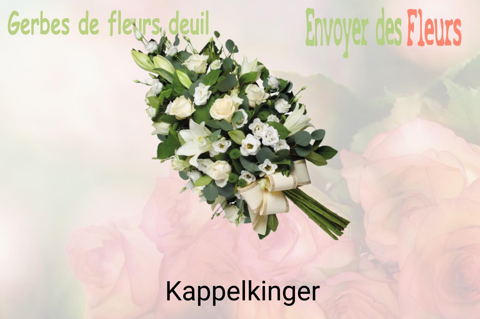 Gerbe de fleurs de deuil livrée à Kappelkinger